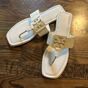 Tory Burch Georgia Croc Embossed Sandal